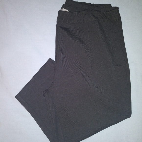 🆕Soft Surroundings | Olive Green Cropped Lounge Pants Size Large Petite - Picture 1 of 14